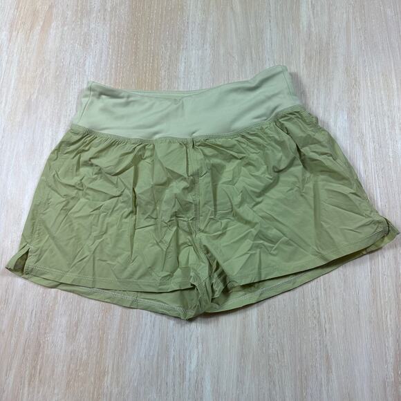NWT Madewell Faded Seagrass MWL Athletic Activewear Sporty Running Shorts Small - Picture 1 of 13